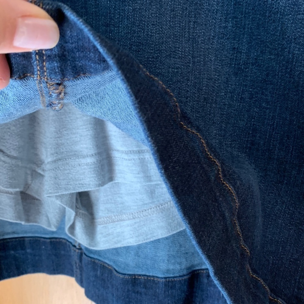 Dark denim skort 18 - Picture 2 of 8